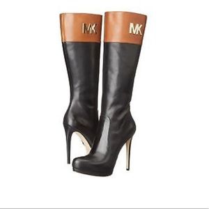 Michael Kors Hayley Black Woman Boots